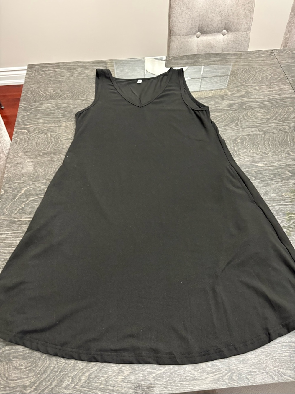 Women's Black Swim Cover-Up Dress